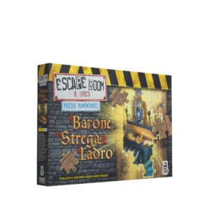 Gioco escape room puzzle Il Barone La Strega e Il Ladro disponibile presso Escapologica Genova